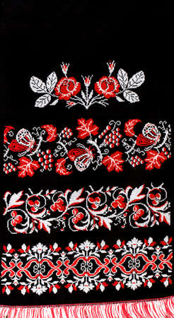 Ukrainian folk embroidery, handmade