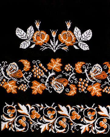 Ukrainian folk embroidery, handmade