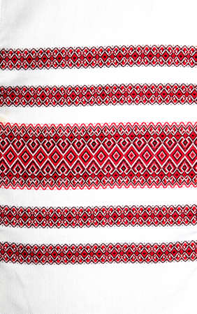 Ukrainian folk embroidery, handmadeの写真素材