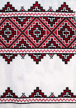 Ukrainian folk embroidery, handmade