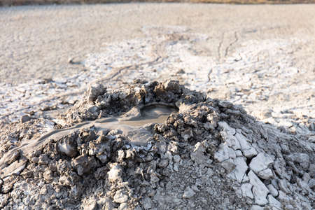 mud volcano, landscape
