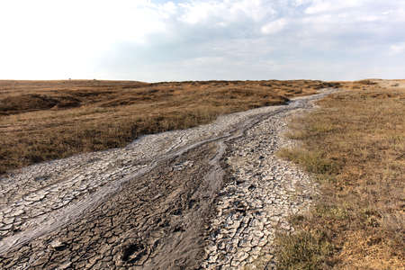 mud volcano, landscape