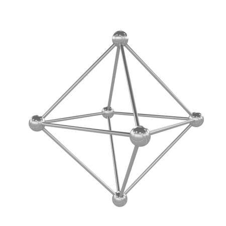 molecule, 3D illustrationの写真素材