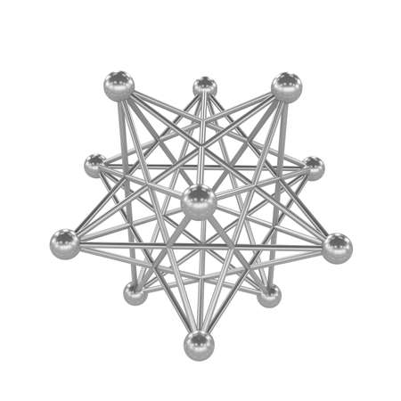 molecule, 3D illustrationの写真素材