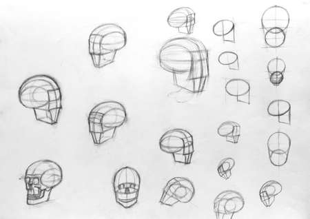 Pencil drawing, sketchの写真素材