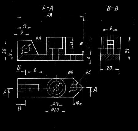 Pencil drawing, sketchの写真素材