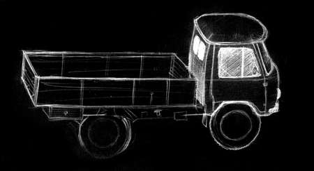 Pencil drawing, sketchの写真素材