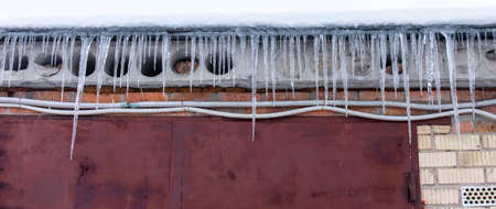 icicle, frozen waterの写真素材