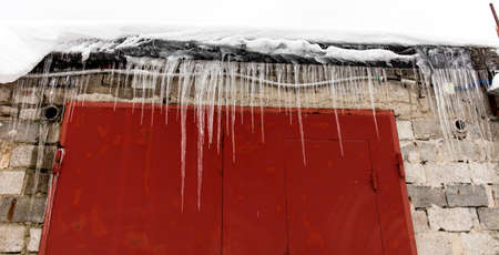 icicle, frozen waterの写真素材