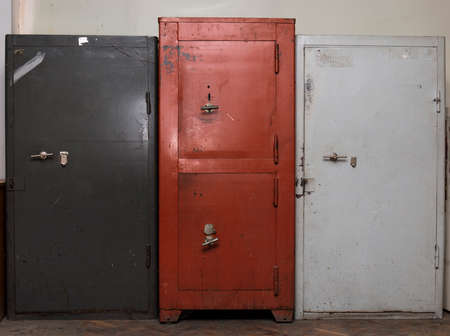 old metal safeの写真素材