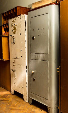 old metal safeの写真素材