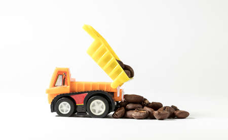 coffee, transportation of coffee beansの写真素材