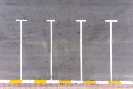 asphalt, car parking, view from above