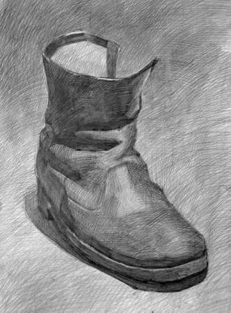 still life, pencil drawing illustration, sketchの写真素材