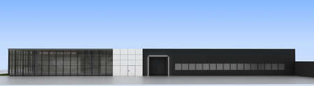 3d render exterior mall, exterior visualization, 3D illustrationの写真素材