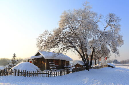 landscape with northeast houseのeditorial素材