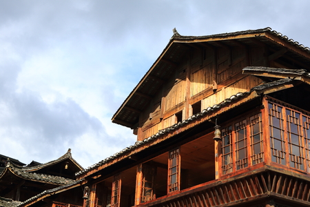 XI Jiang Hu Miao villageのeditorial素材