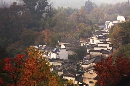 The morning of Anhuiのeditorial素材