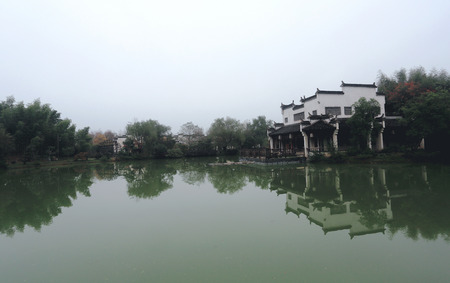 Anhui ancient buildingのeditorial素材