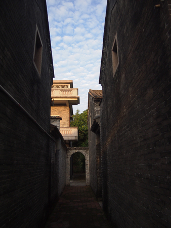Heshan Guangdong ancient buildingのeditorial素材