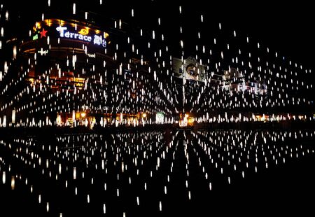 Night view of Shenzhenのeditorial素材