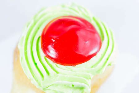 Cake on a white background の写真素材