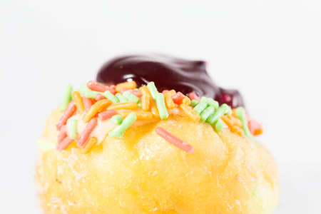 Cake on a white background の写真素材