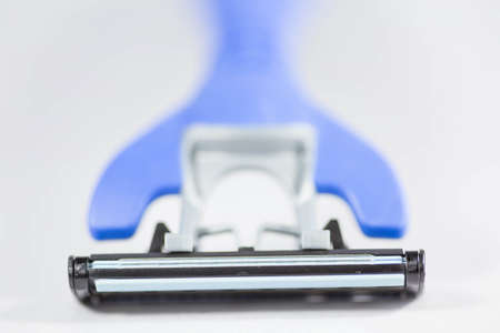 Razor on a white background の写真素材