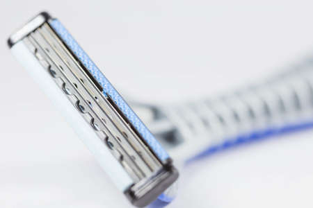 Razor on a white background の写真素材
