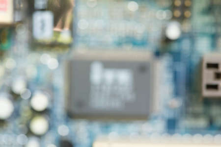 Photos motherboard out of focus.