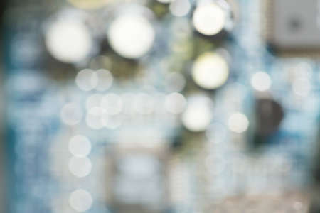 Photos motherboard out of focus.の写真素材