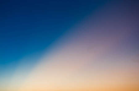 Light twilight sky at sunset.の写真素材
