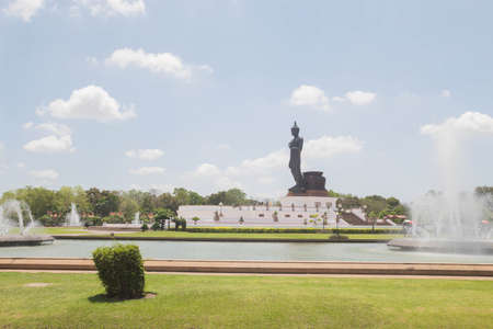 Buddha statue at Phuttamonthon garden.の写真素材