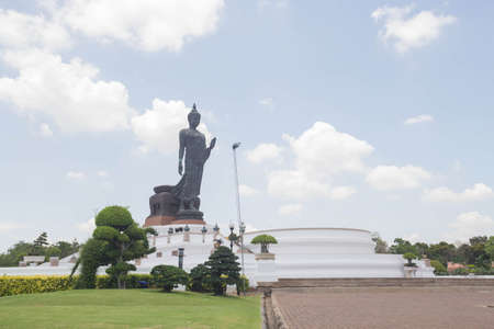 Buddha statue at Phuttamonthon garden.の写真素材