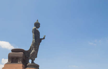 Buddha statue at Phuttamonthon garden.の写真素材