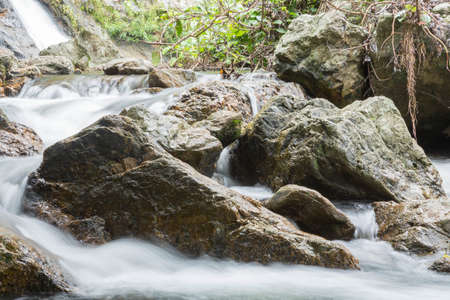 Sarika Waterfall in Nakhon Nayok Province.の写真素材