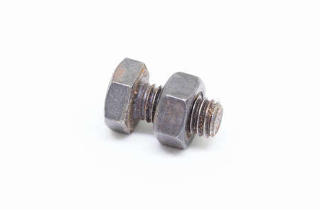 Nut on a white background.の写真素材