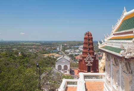 Pagoda on the Khao Wang outdoor.の写真素材