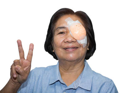 Women wear eye shield because they are pinguecula.