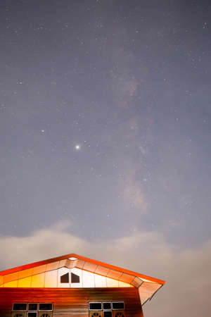 Galaxy on sky in the night.