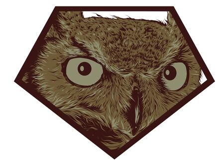 owl illustrations for designのイラスト素材