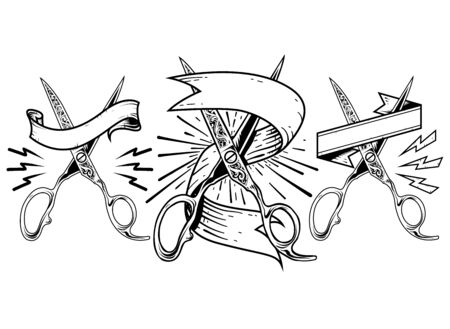 scissors for other designのイラスト素材