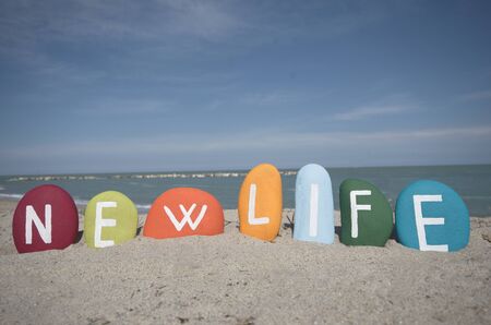New life, colourful concept