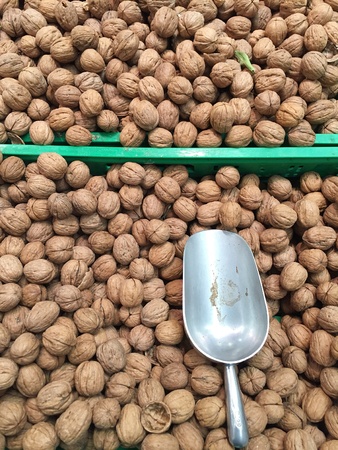 Walnuts at the supermarket