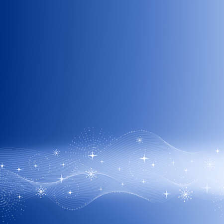 Festive abstract background with swirls and starsのイラスト素材