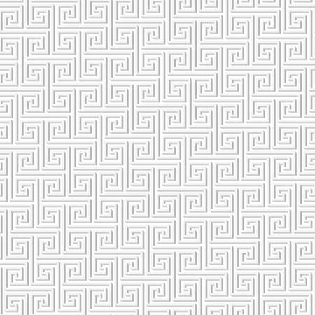 Simple geometric shapes forming a monochrome abstract seamless pattern, texture, or structure. のイラスト素材