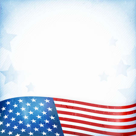 US American flag themed backgroundのイラスト素材