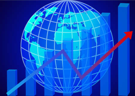 vector illustration of business networkのイラスト素材