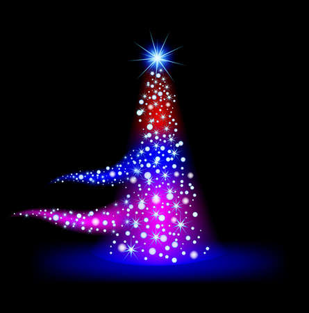 vector illustration of Christmas starのイラスト素材