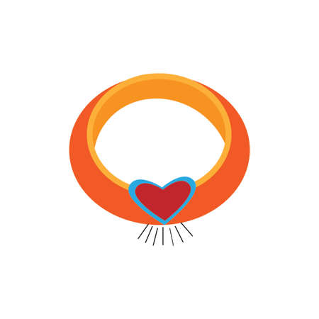 ring icon vector design illustrationのイラスト素材